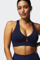 Bra Fabletics Deportivo Oasis Twist Medium Impact Azul