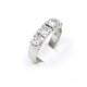 Anillo Antiguo Medio Sin Fin En Oro Blanco 18 K Y Brillantes Anillo Antiguo Medio Sin Fin En Oro Blanco 18 K Y Brillantes