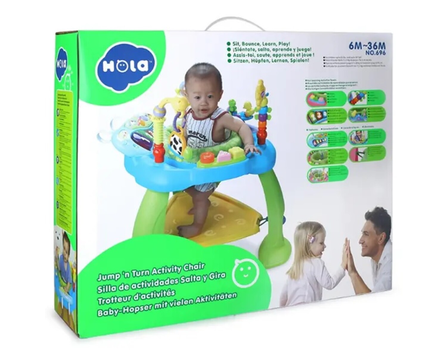 Silla De Actividades Hola Jump 'N Turn 