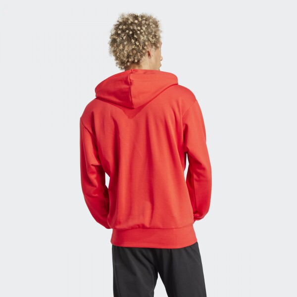 Canguro Adidas Essentials Big Logo Rojo