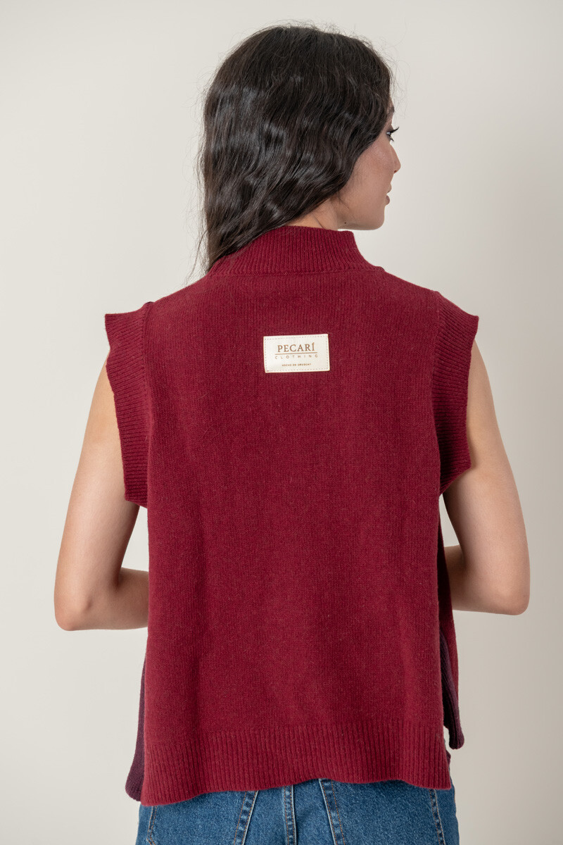 Chaleco belen Bordeaux