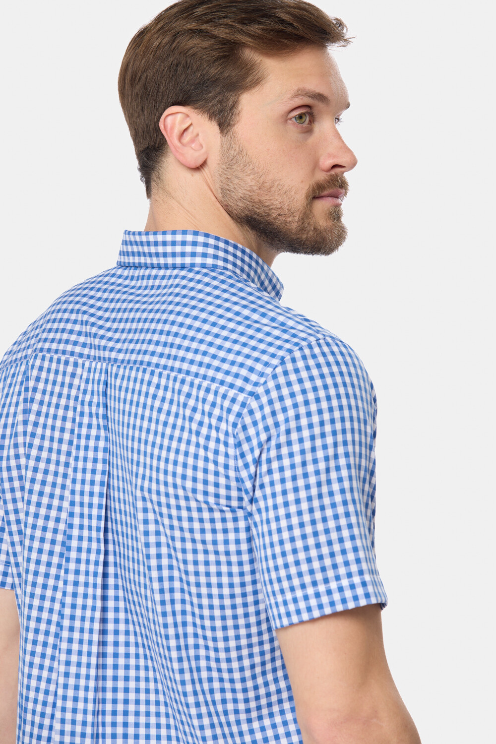 CAMISA SPORT A CUADROS Azul