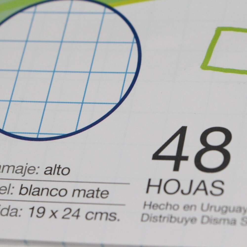 HOJA TABARE CENTIMETRADA 48 HOJAS HOJA TABARE CENTIMETRADA 48 HOJAS