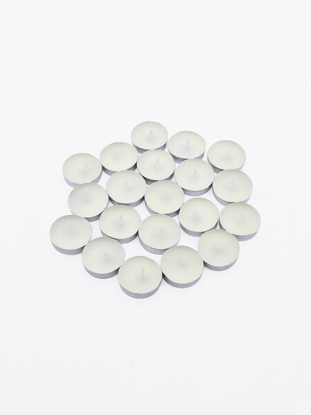 VELAS TEALIGHTS SET X 20 BLANCO
