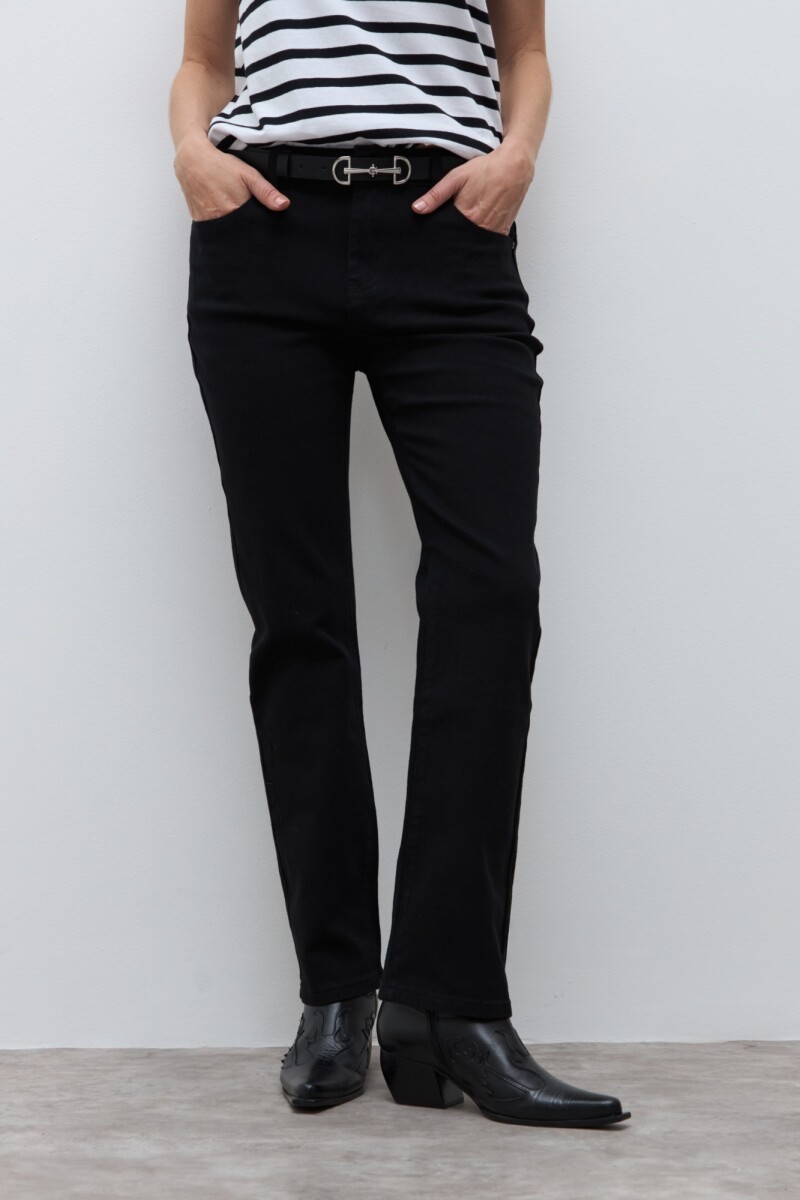 Pantalón recto Amy negro