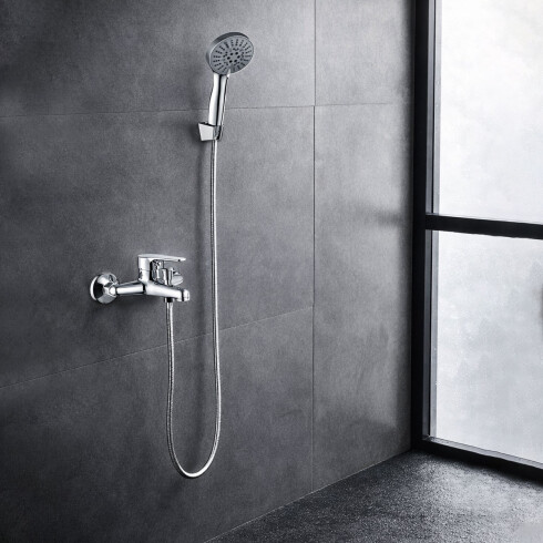 DUCHA EXT CROMO 40MM- ANZIO GAMAS DE GRIS