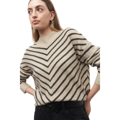 POLERA MELINA S-XL BEIGE MELA