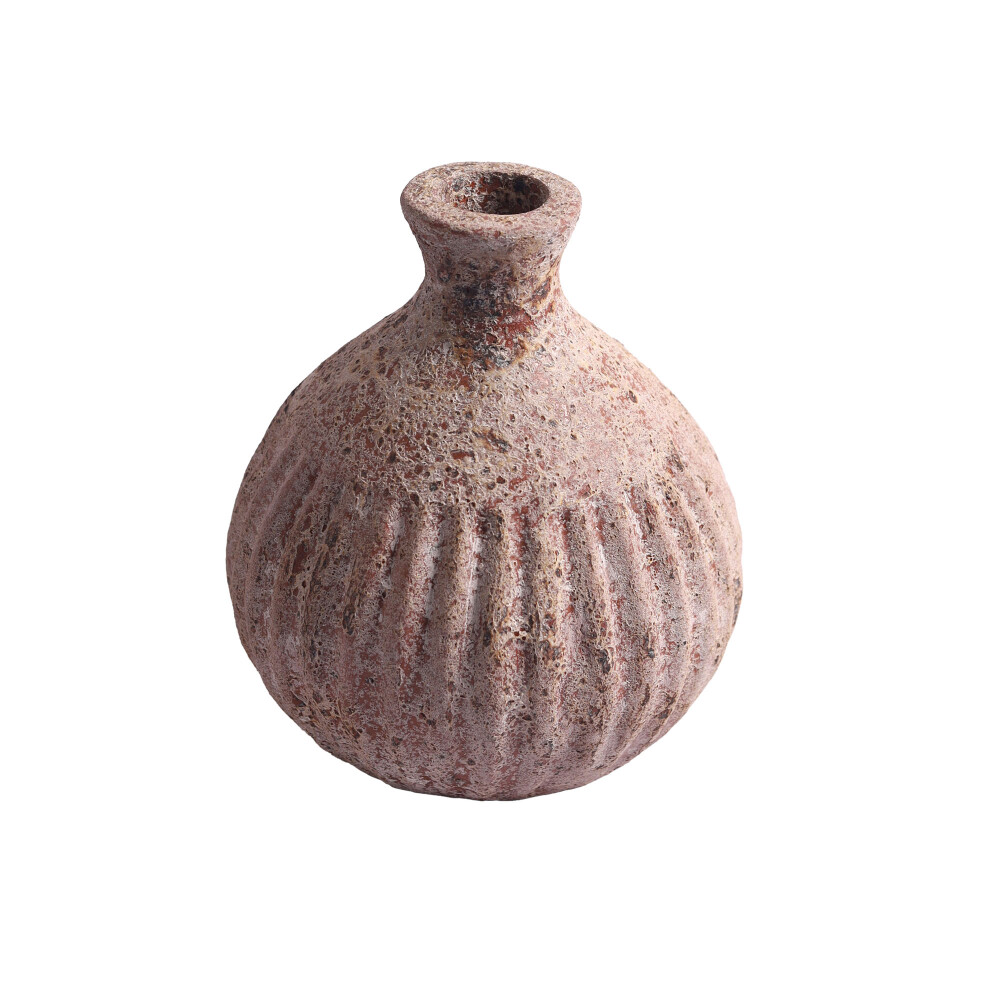JARRÓN DECORATIVO CERAMICA NATURAL-BEIGE KECIL