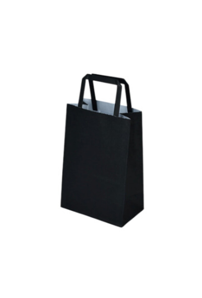 Bolsa lisa acuario 14x08x20 cm - NEGRO 