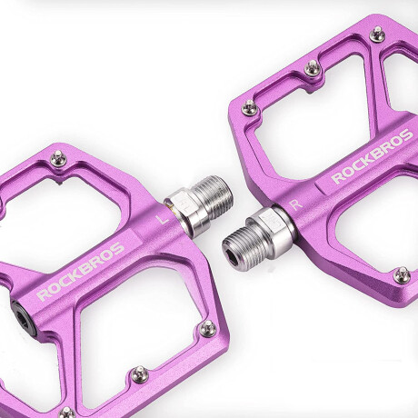 Pedales Para Bicicleta Rockbros Aluminio Antideslizantes 001