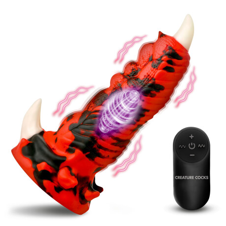 Dildo Vibrador con Control Red Talon Creature Cocks Dildo Vibrador con Control Red Talon Creature Cocks