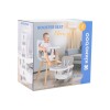 Silla de comer portatil CHEWY KIKAKBOO gris