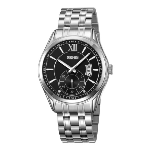 Reloj Skmei 9319SIBK para hombre en acero Reloj Skmei 9319sibk Para Hombre En Acero