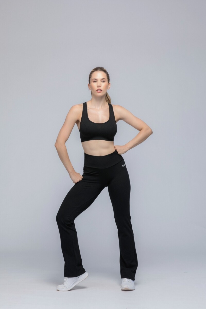 Calza de Algodon Negro