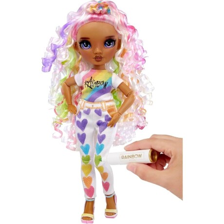Muñeca Rainbow High Color Create Surtido MORADO