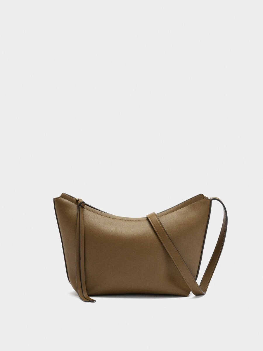 Bolso Bandolera Liso camel