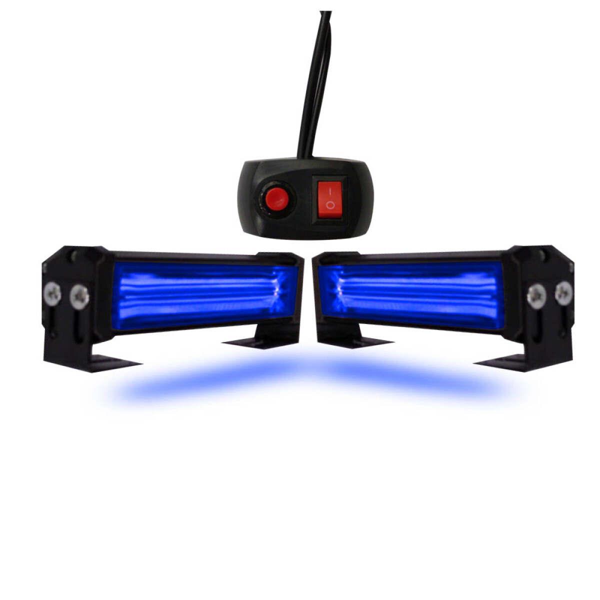 SEÑALIZACION - LED DESTELLANTE AMBULANCIA AZUL JGO.X2 160X30 - 