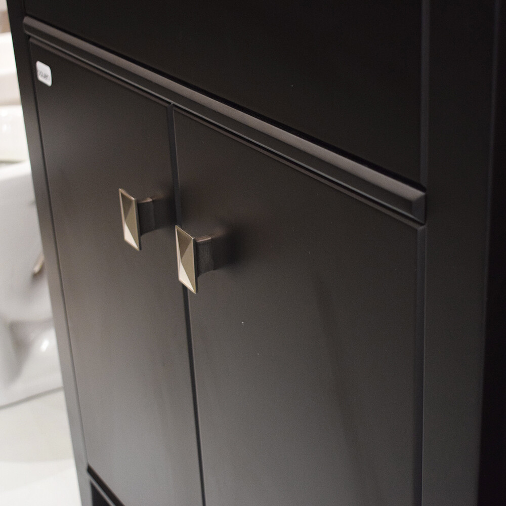 MUEBLE DE BAÑO NEGRO CON BACHA Mueble De Baño Negro Con Bacha