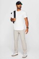 Polo Manga Corta The 24-7 Tee Curved Hem Hombre Classic White