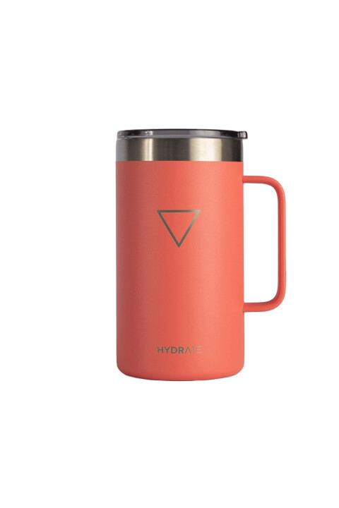 VASO CON MANIJA HYDRATE 710ML CORAL