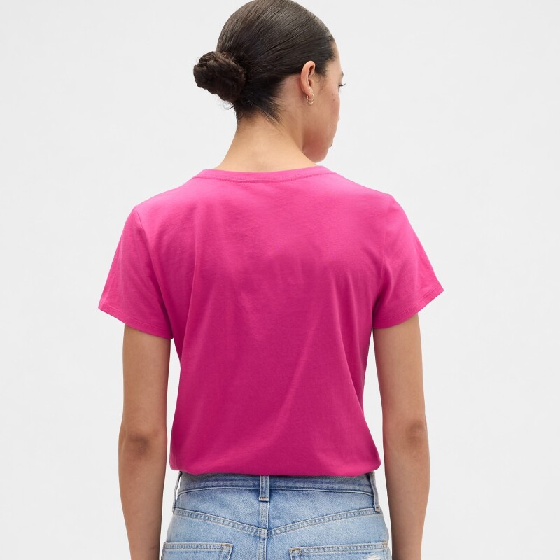 V-SS LOGO CLASSIC TEE BRIGHT FUCHSIA