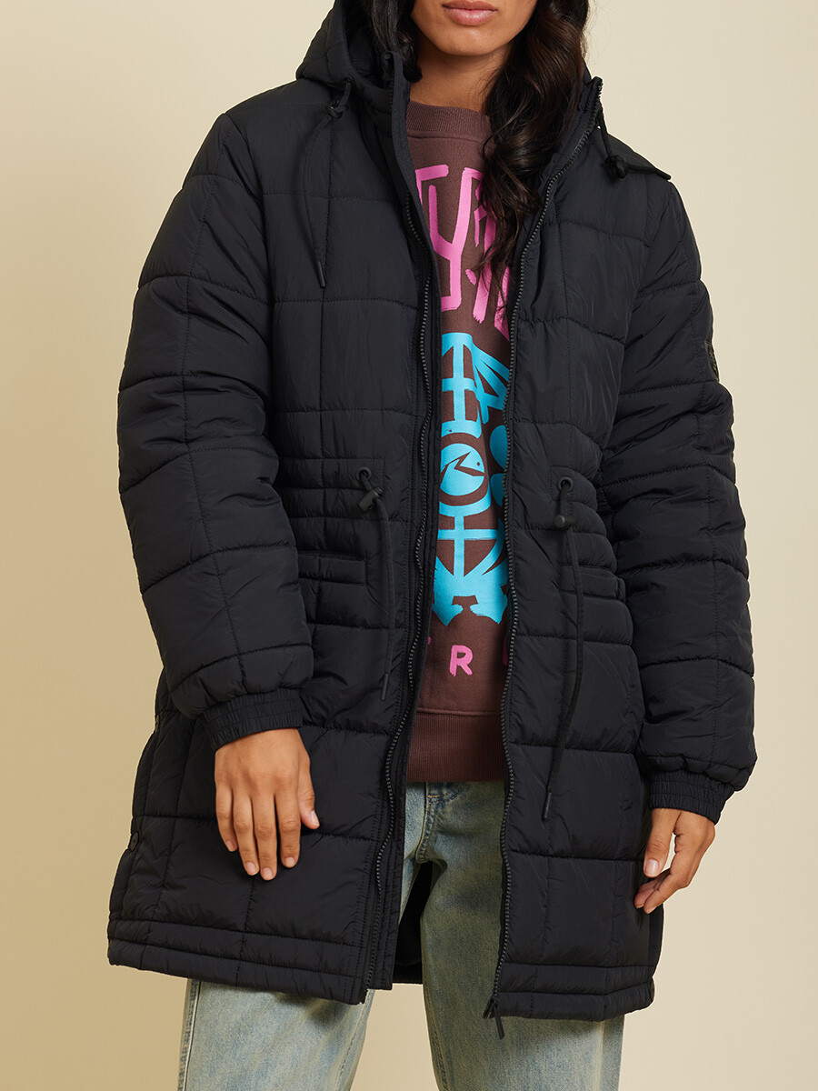 CAMPERA KEAS RUSTY - Negro 