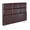 Respaldo Premium Simil cuero Marron 2,00 mts