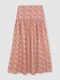 Falda Flor India Gris