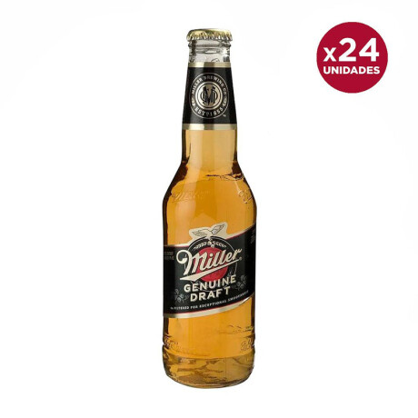 Cerveza Miller 24 unidades 330 ml