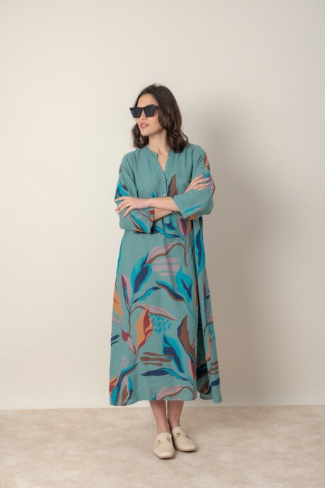 VESTIDO SILVINA Verde