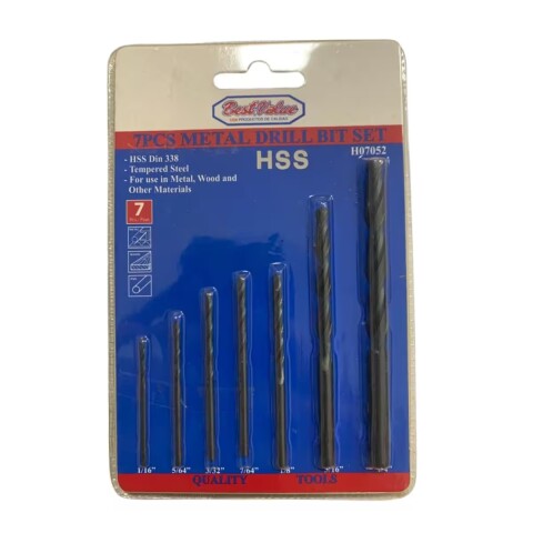 JUEGO DE MECHAS HSS 7PZ Juego De Mechas Hss 7pz