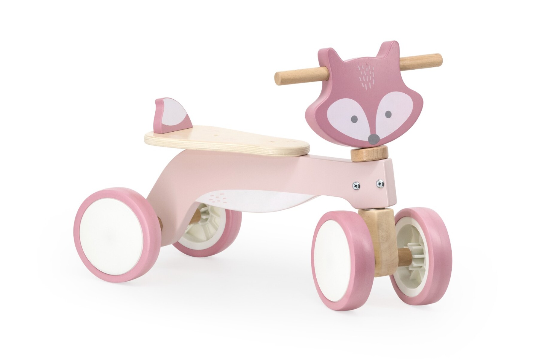 Triciclo De Madera Rosa (SOLO VENTA WEB) 