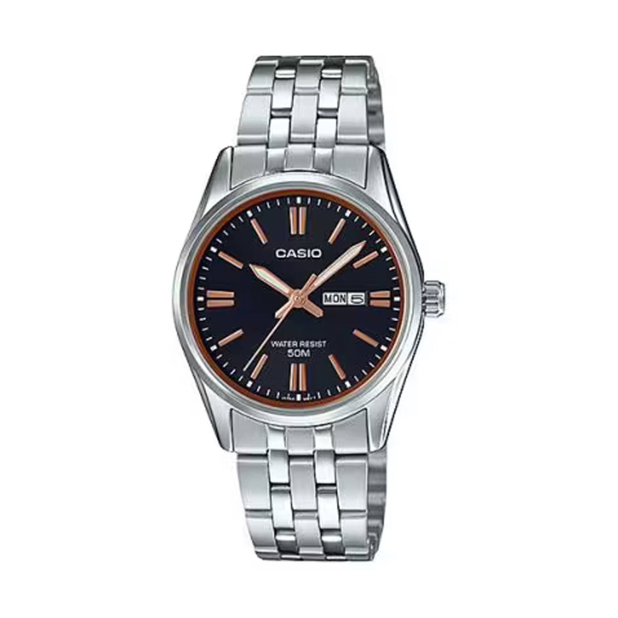 Reloj Casio LTP-1335D1A2 Dama Plateado — Tienda Soy Santander