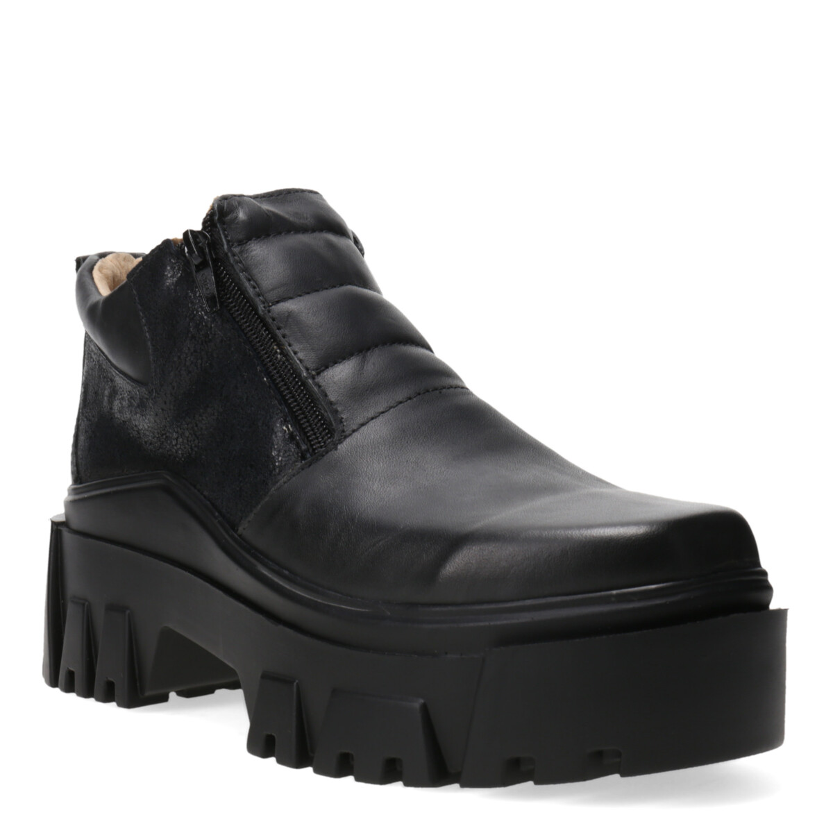 Zapato de Mujer Miss Carol HAI de cuero con cierre lateral MissCarol - Negro 