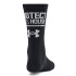 UA Essential Nv Mid Crew 3pk-WHT BLK-001