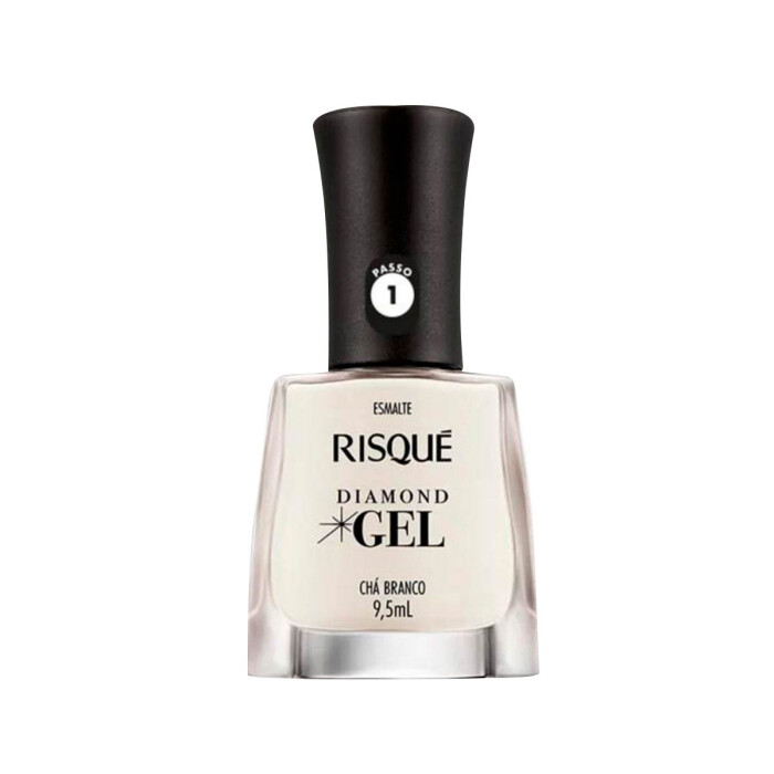RISQUE ESMALTE UÑAS DIAMOND BLANCO 9.5ML única