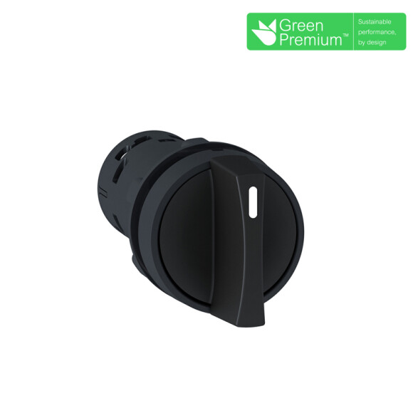 Selec. monoblock 2 pos. 1NA+1NC man. corta ø22mm TL5081