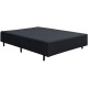 Imagen de BOX 2 PLAZAS - Box Base 138x188x40 sommier 2 plazas negro madera maciza - GARANTIA 3 MESES