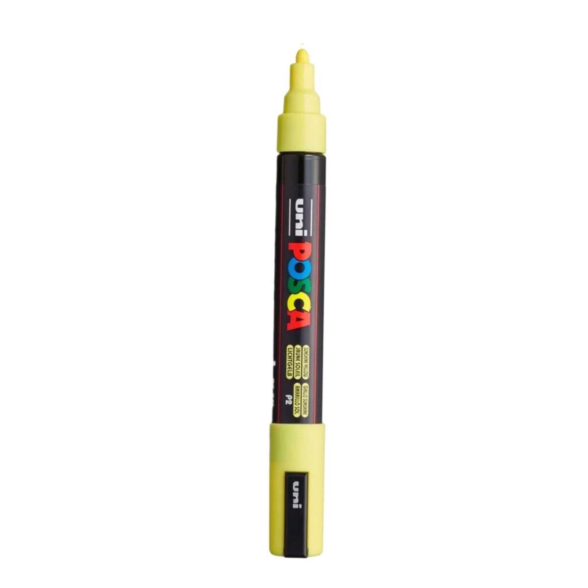 Marcador Uni Posca PC-5M 2.5mm Am - Sol 