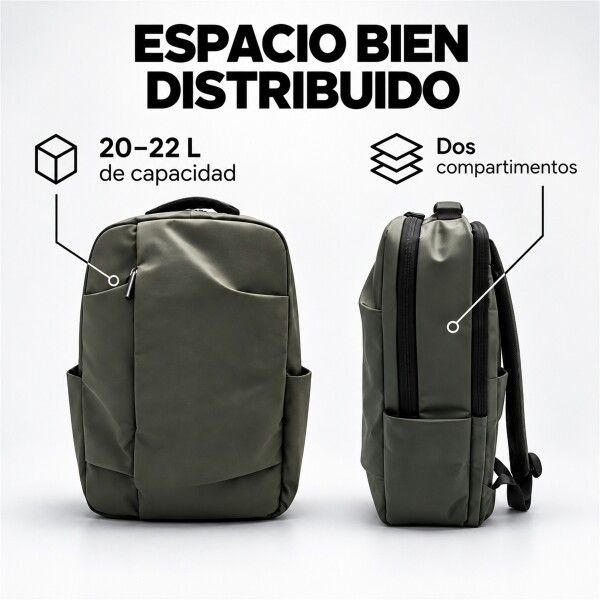 Mochila Urbana para Notebook 15,6" de 20-22 L Verde 1