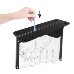 Cuisinart® JUEGO DE CUCHILLOS DE 7 PIEZAS CON RECUBRIMIENTO CERÁMICO, TAPAS DE COLOR Y SOPORTE ACRÍLICO N/A