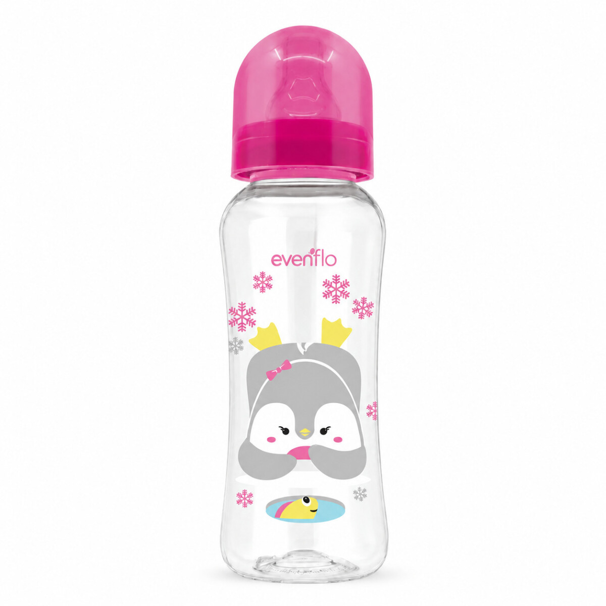 Mamadera Evenflo Forest Bebés 3-12M 240Ml Tetina Flujo Medio - Rosa 