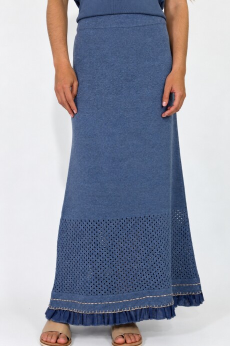 POLLERA GAROPABA Azul