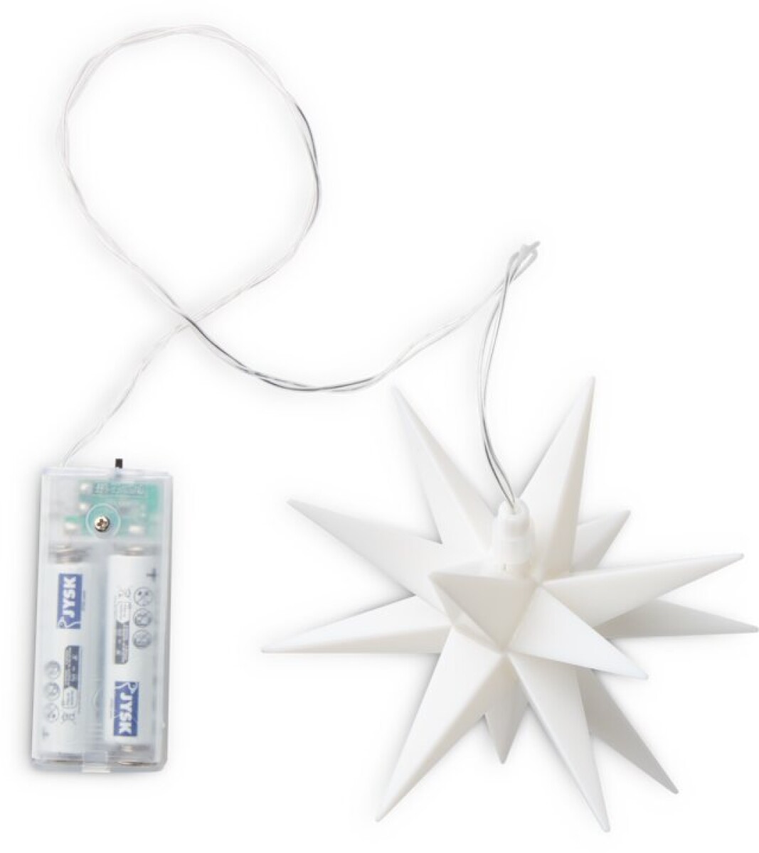 Estrella navideña HALIT Ø12 cm con LED blanco 