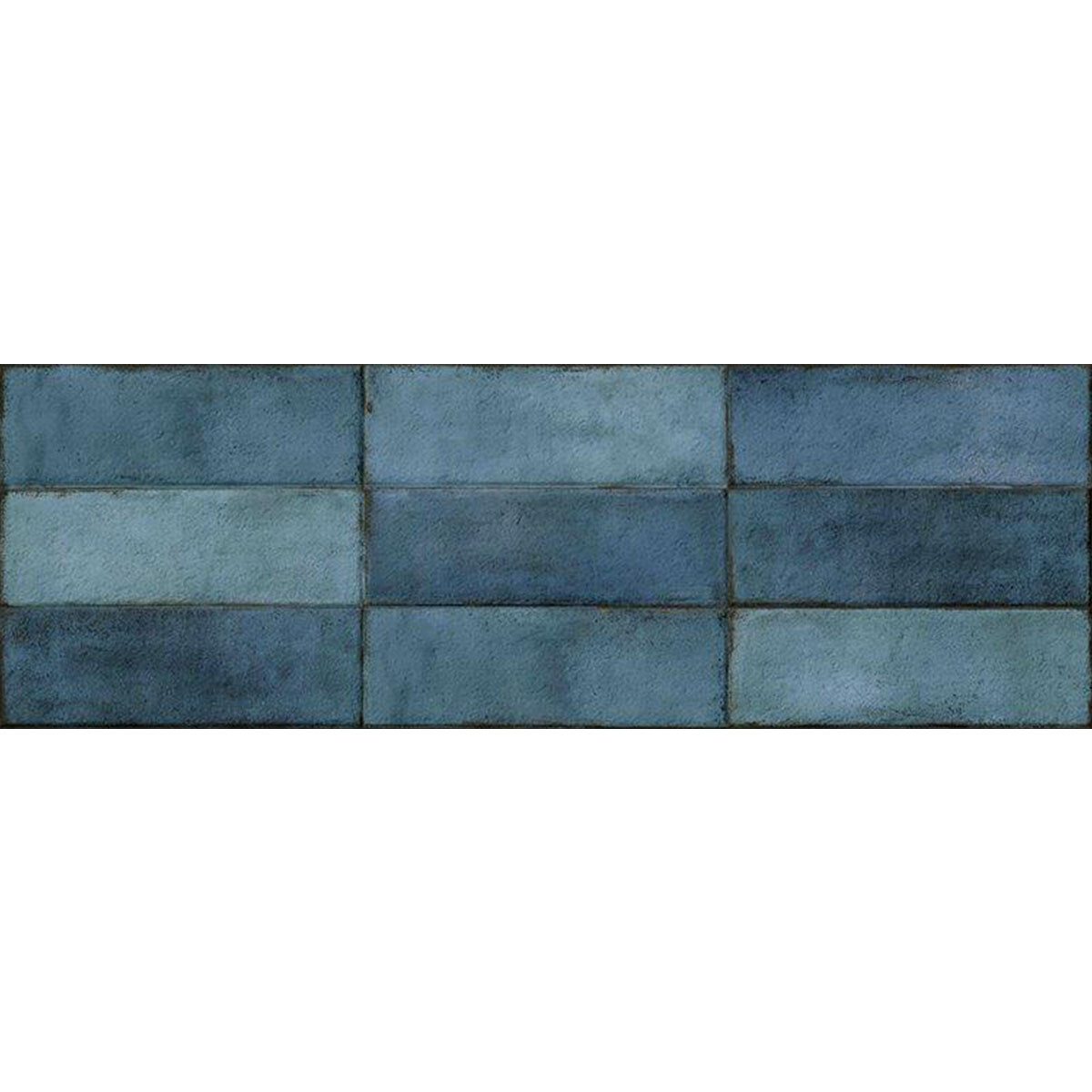 Revestimiento Azul Destonificado Brillo 30X90Cm Pared 