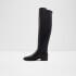AAHLIYAH BLACK OVERFLOW SMOOTH TEXTILE BLACK OVERFLOW