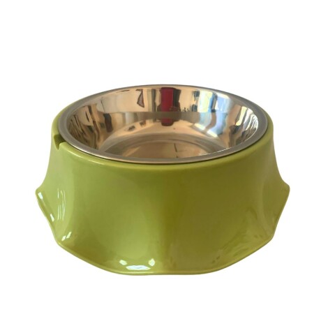 Bowl de Acero c/Volado 18 cm Verde Bowl de Acero c/Volado 18 cm Verde