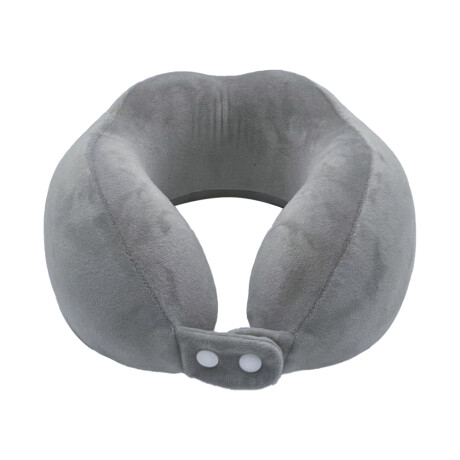 Almohadón de viaje gris