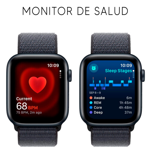 Apple Watch Se Gps 44 Mm Con Correa Loop M/l NEGRO