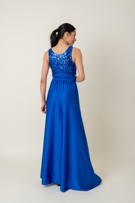 VESTIDO LOTO Azul francia